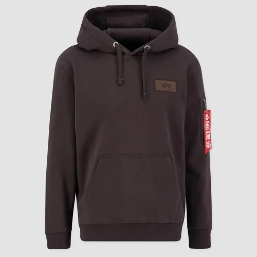 Кофта/футболка Alpha Industries Back Print 178318696 - коричнева