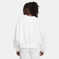 Nike Sportswear Plush женская оверсайз Crew-Neck Mod Crop свитшот цвет белый