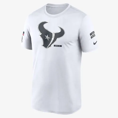 Houston Texans Salute to Service Primary Edge Legend чоловічі Nike Dri-FIT NFL футболка колір білий
