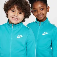 Nike Dri-FIT Little дитячі Logo Taping 2-Piece Full-Zip комплект колір зелений