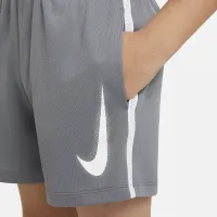 Nike Multi Big дитячі (для хлопчиків) Dri-FIT Graphic тренувальні шорти колір сірий