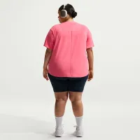 Nike One Relaxed жіноча Dri-FIT Short-Sleeve Top (великі розміри) Pink