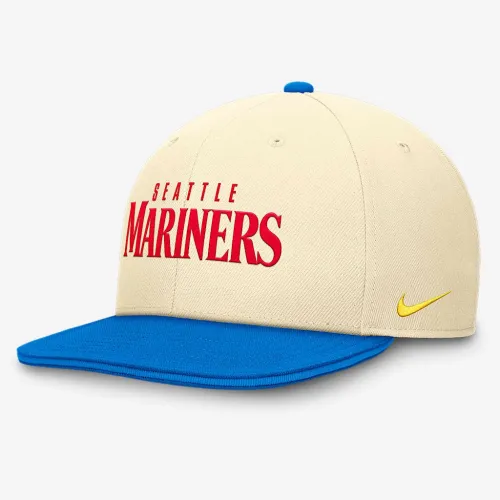 Seattle Mariners Photo Pro чоловічі Nike Dri-FIT MLB Adjustable Hat колір білий