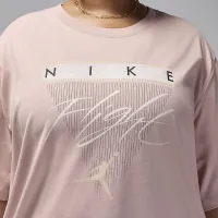 Nike Jordan Flight Heritage женская Graphic футболка (большие размеры) Pink