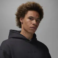 Nike Air Jordan Wordmark чоловічі Fleece Толстовка з капюшоном колір чорний