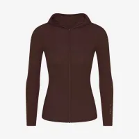 NikeSKIMS Weightless Layers женская Full-Zip Толстовка с капюшоном цвет коричневый