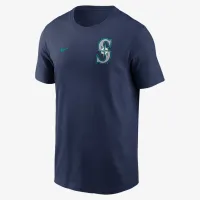 Seattle Mariners 2-Hit чоловічі Nike MLB футболка блакитний
