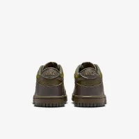 Nike Dunk Low Big детские Кроссовки цвет зеленый