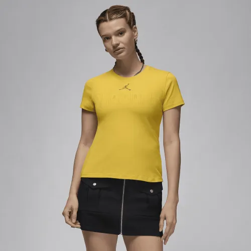 Nike Jordan Essential женская Slim Tee Yellow