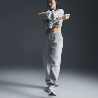 Nike Sportswear Phoenix Fleece жіноча З високою талією оверсайз Sweatpants колір сірий