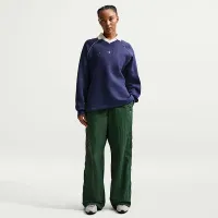 Nike Sportswear женская Loose С высокой Талией Parachute Pants цвет зеленый