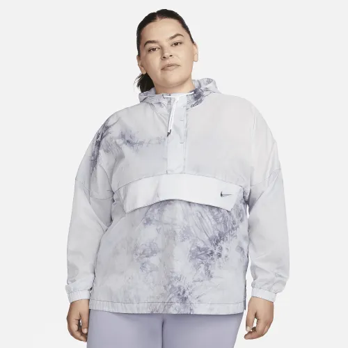 Nike Sportswear женская Woven Wave Dye Куртка (большие размеры) цвет серый