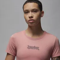 Nike Jordan жіноча Slim Graphic футболка Pink