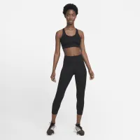 Nike Fast жіноча Mid-Rise Crop Running лосіни колір чорний
