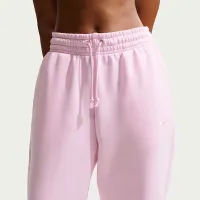 Nike Sportswear Phoenix Fleece женская С высокой Талией оверсайз Sweatpants Pink