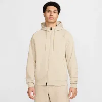 Nike Primary Fleece мужские Dri-FIT UV Full-Zip Performance Толстовка с капюшоном цвет коричневый