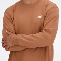 Кофта/футболка New Balance MT41507WUT - коричневая