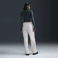 Nike Windrunner женская С высокой Талией Woven Open-Hem Pants цвет белый