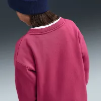 Nike Little детские оверсайз Crew Top цвет красный
