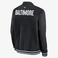 Baltimore Orioles Authentic Collection City Connect мужские Nike MLB Full-Zip Bomber Куртка цвет черный