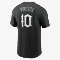 Yoán Moncada Chicago цвет белый Sox City Connect Fuse мужские Nike MLB футболка цвет черный