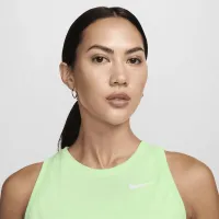 Nike Dri-FIT жіноча тренувальні Tank колір зелений
