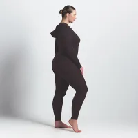 NikeSKIMS Weightless Layers женская С высокой Талией V-Panel лосины цвет коричневый