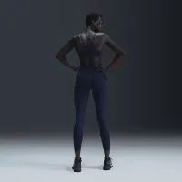 Nike Trail Go жіноча Firm-Support З високою талією 7/8 лосіни з кишенямиблакитний