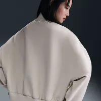Nike 24.7 ImpossiblySoft жіноча Dri-FIT оверсайз 1/2-Zip Top колір коричневий
