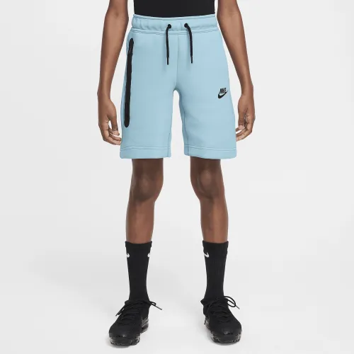 Nike Tech Fleece Big дитячі (для хлопчиків) шорти блакитний
