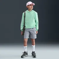 Nike Sportswear Club Fleece Big дитячі Pullover Толстовка з капюшоном колір зелений