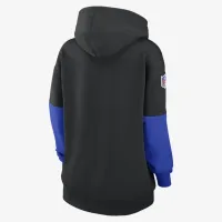Los Angeles Rams Sideline Essential женская Nike NFL Pullover Толстовка с капюшоном цвет черный
