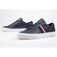 Tommy Hilfiger Signature Tape Leather Trainers FM0FM03397-DW5