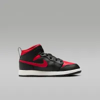 Nike Jordan 1 Mid Little детские Кроссовки цвет черный