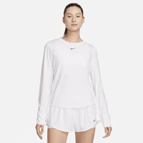 Nike One Classic жіноча Dri-FIT Long-Sleeve Top колір білий