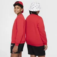Nike Sportswear Club Fleece Big детские свитшот (Extended Size) цвет красный