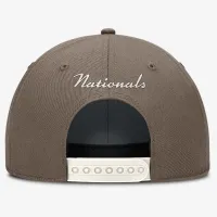 Washington Nationals Rise мужские Nike Dri-FIT MLB Adjustable Hat цвет коричневый
