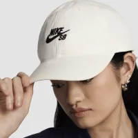 Nike SB Club Unstructuколір червоний Skate Cap колір білий