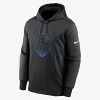 Carolina Panthers Icon Men’s Nike Therma NFL Pullover Толстовка з капюшоном колір чорний