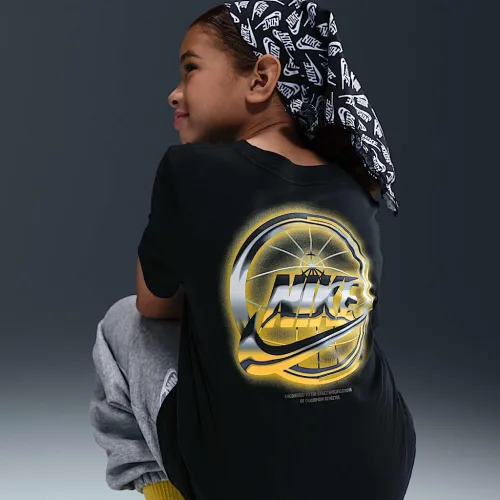 Nike Sportswear Big детские футболка цвет черный