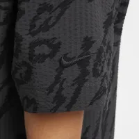 Nike SB Big дитячі Dri-FIT Button-Down Skate Shirt колір сірий