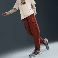 Nike Sportswear N7 мужские Open-Hem Woven Cargo Pants цвет красный