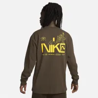 Nike Sportswear чоловічі Long-Sleeve футболка колір коричневий