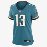 Christian Kirk Jacksonville Jaguars женская Nike NFL Game Football Jersey цвет зеленый