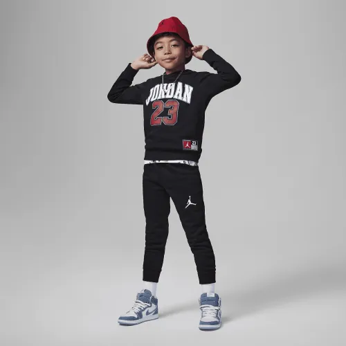 Nike Jordan Jersey Pack Pullover набор Little Kids 2-Piece Толстовка с капюшоном набор цвет черный