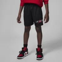Nike Jordan Essentials Big дитячі Graphic Mesh шорти колір чорний