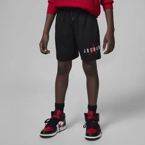 Nike Jordan Essentials Big детские Graphic Mesh шорты цвет черный