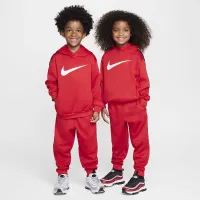 Nike Dri-FIT Sportswear Club Little дитячі Poly Pullover and Pants комплект колір червоний