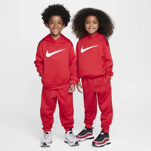 Nike Dri-FIT Sportswear Club Little детские Poly Pullover and Pants набор цвет красный
