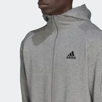 Кофта/футболка adidas Essentials 4 Gameday Full-Zip Толстовка з капюшоном HE1806 - Сіра